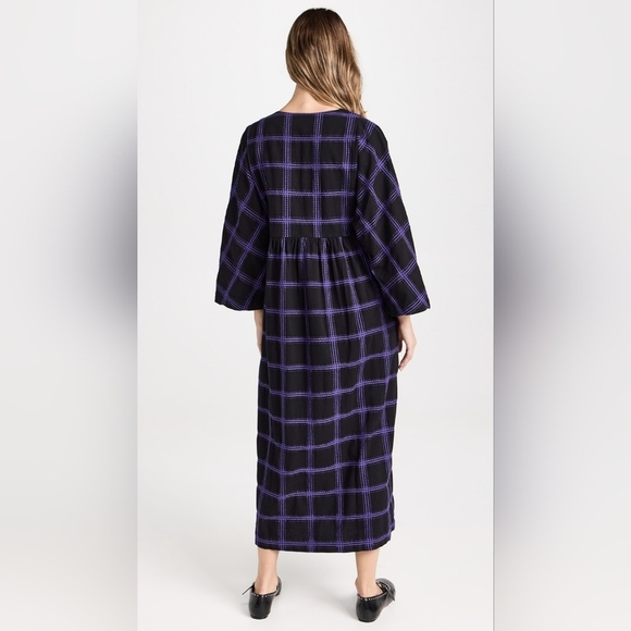 Mara Hoffman Cotton Aviva Dress In Penny Plaid - Picture 2 of 4